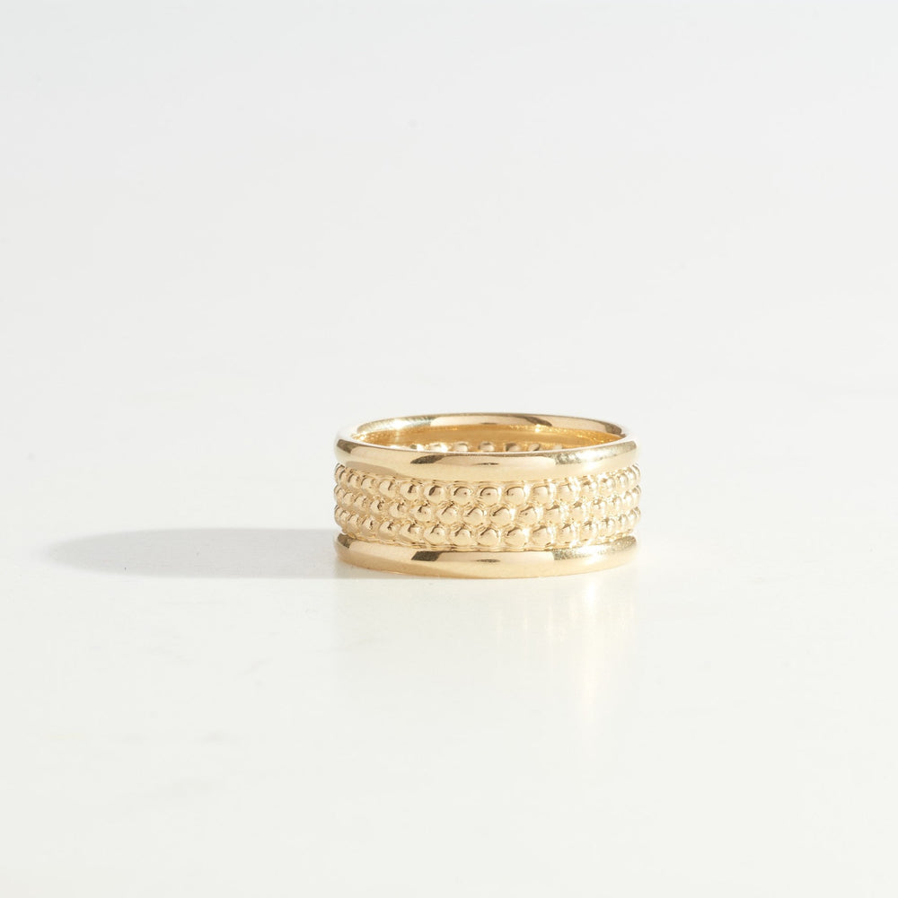 Warrior Ring Band | 14k Gold