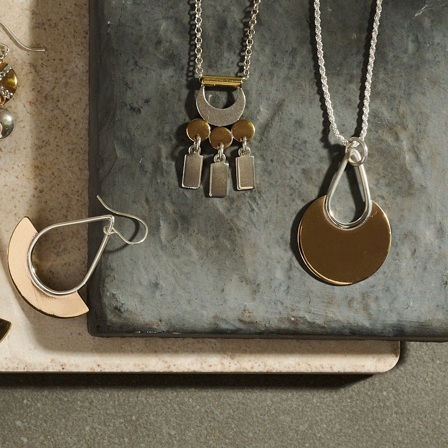 
                      
                        Lunarium Necklace | Silver + Brass
                      
                    