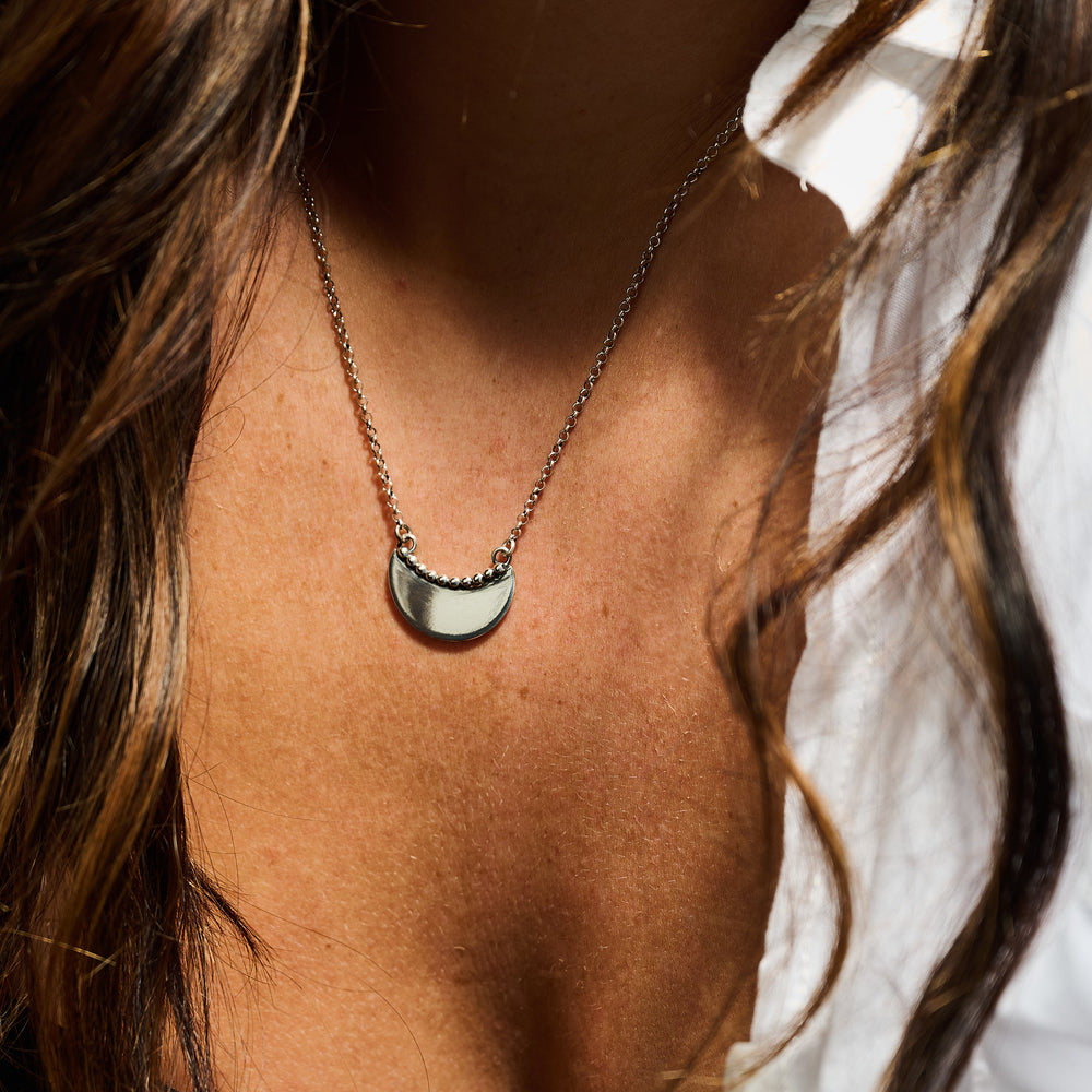 
                      
                        Luna Necklace | Silver
                      
                    