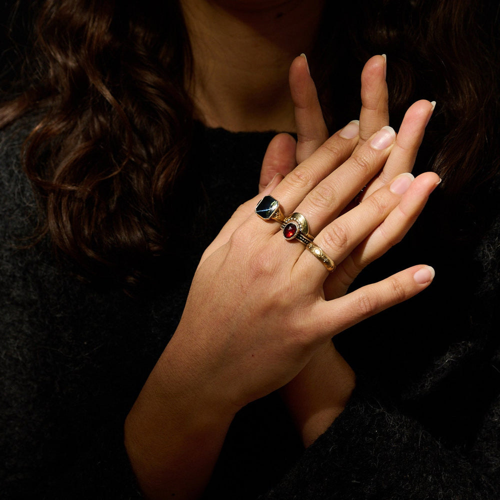 
                      
                        VINTAGE Onyx Signet Ring
                      
                    