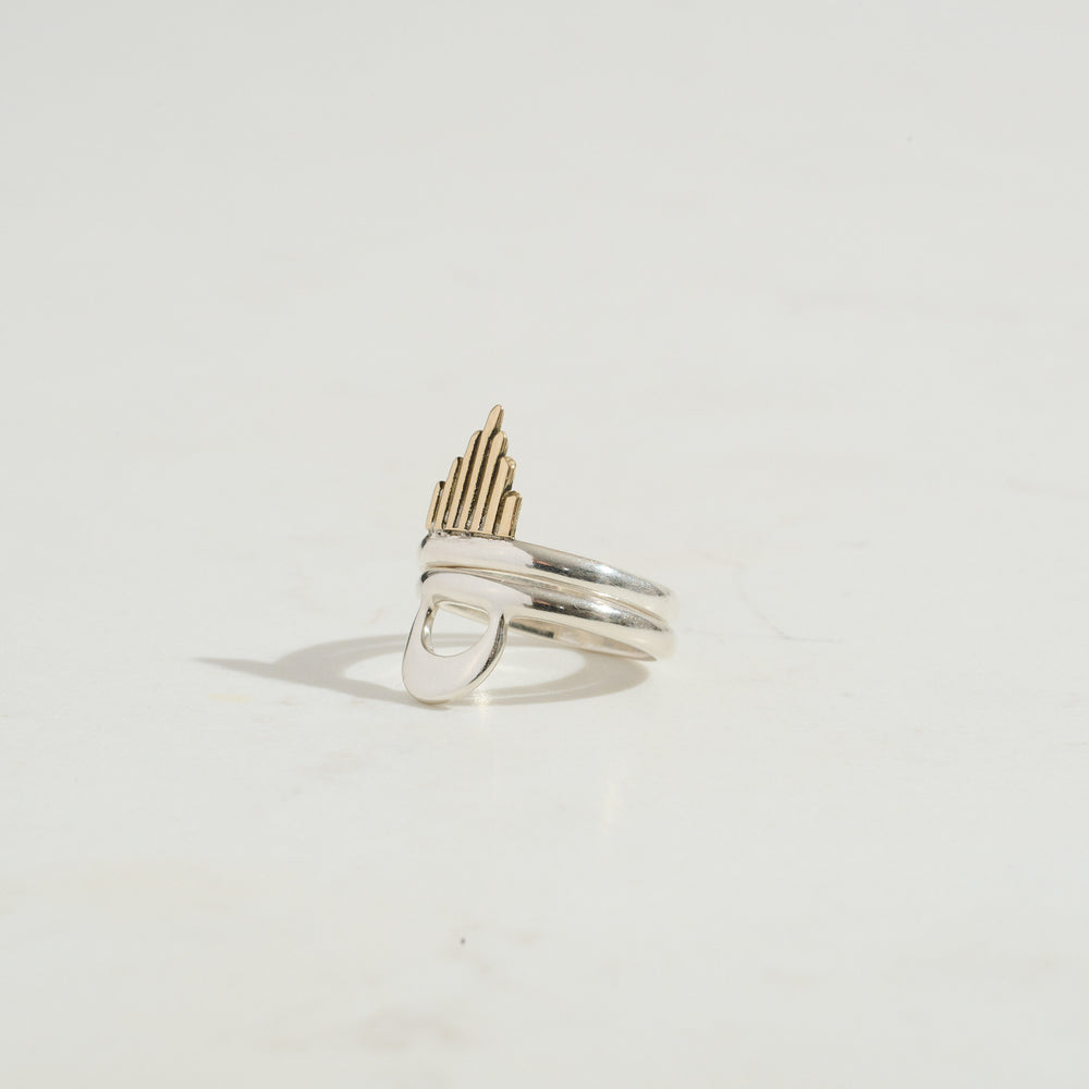 Alchemy Ring Set  | 14k Gold + Silver