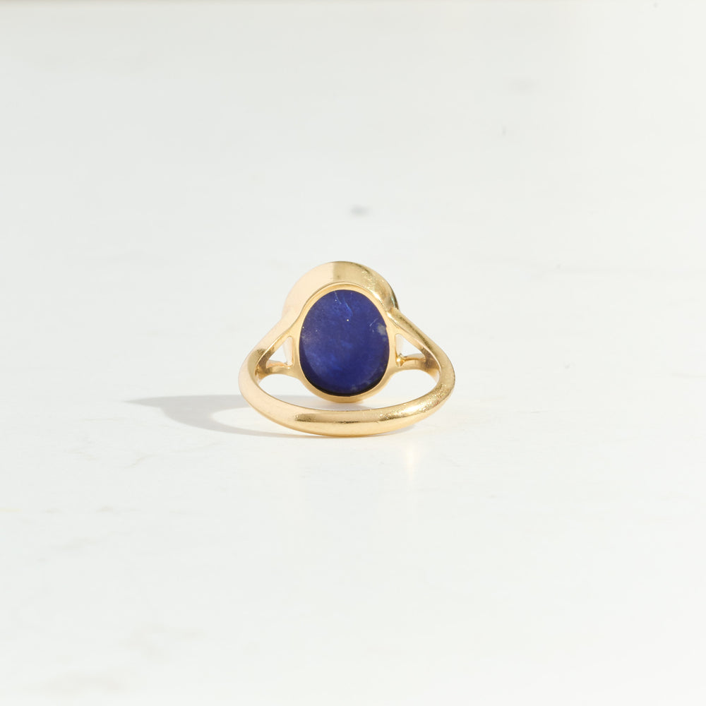 
                      
                        ANTIQUE Deep Blue Lapis Ring
                      
                    